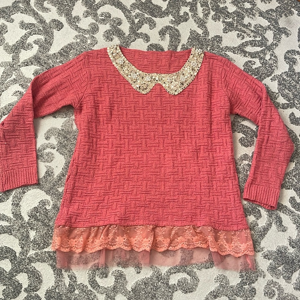 Pink sweater